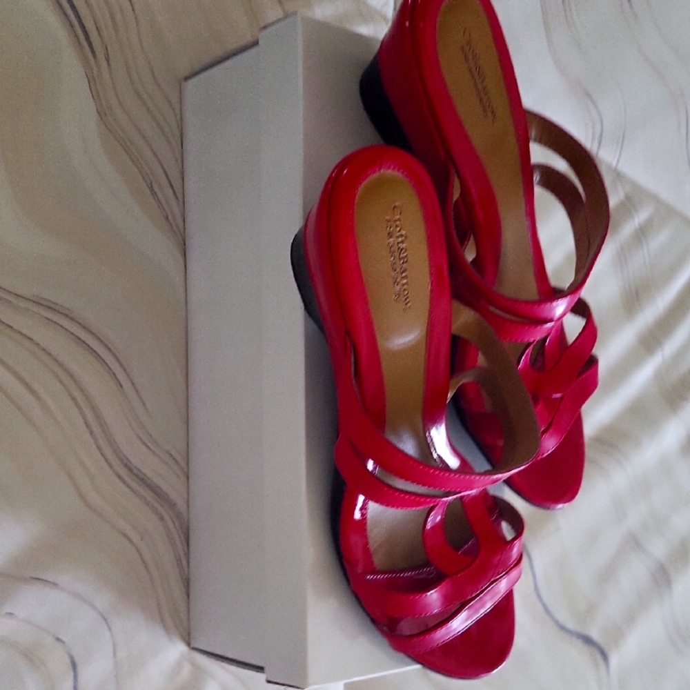 Croft & Barrow Pink Wedge Sandals Elegant Design